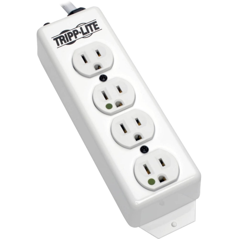 Tripp Lite 4-Outlet Power Strip with Hospital-Grade Plug & Receptacles MPN:PS-415-HG