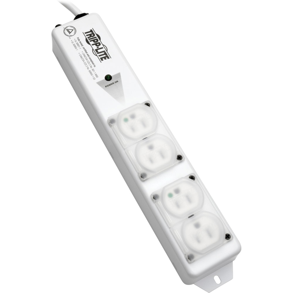 Tripp Lite 4 Outlet Medical-Grade Power Strip MPN:PS-415-HGULTRA