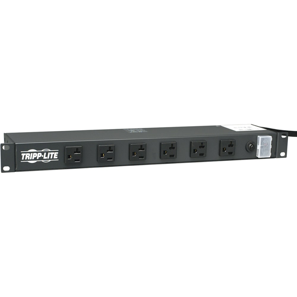 Tripp Lite Power Strip Rackmount Metal 120V 5-20R 12 Outlet 15ft Cord 1URM - Power distribution strip (rac - RS121520 MPN:RS1215-20