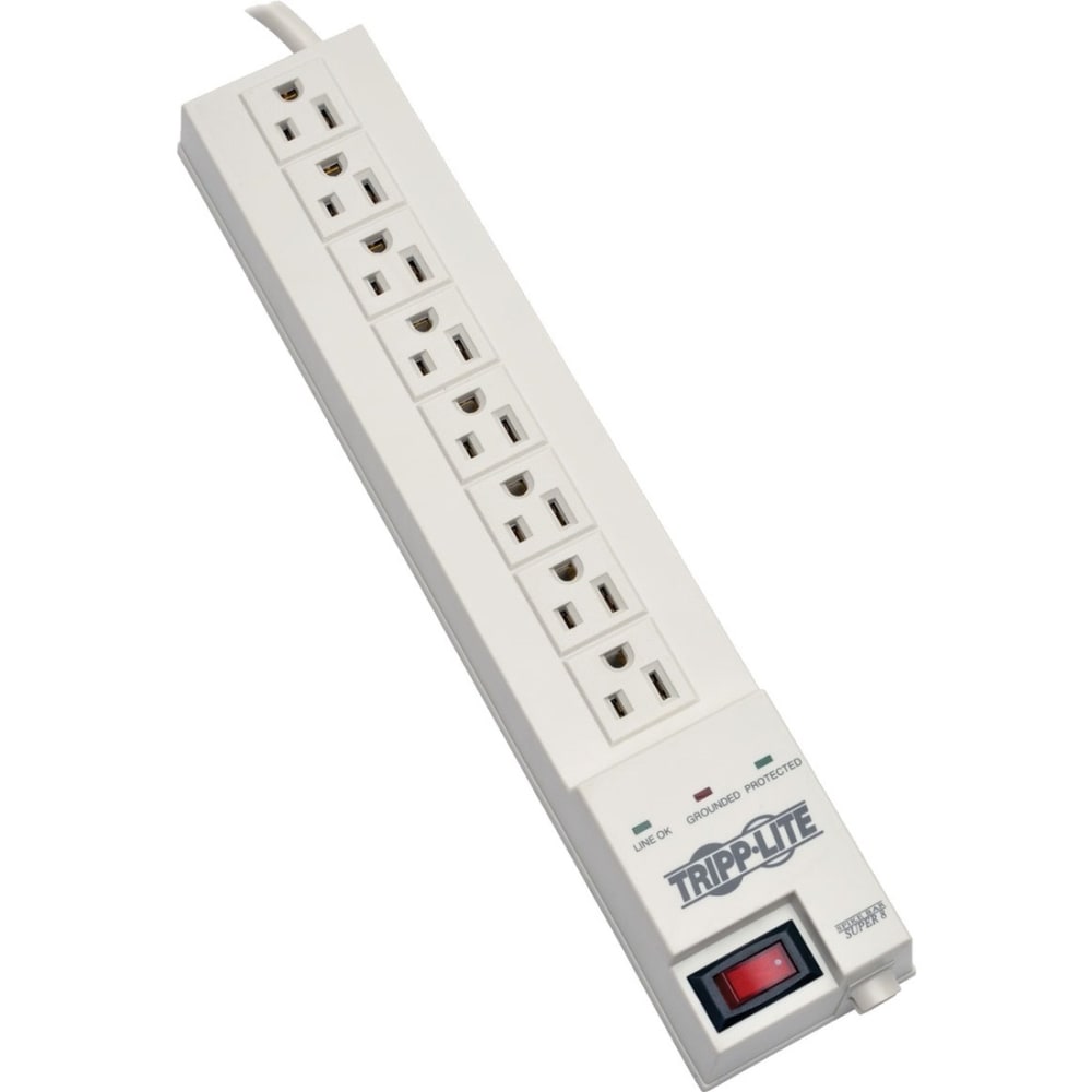 Eaton Tripp Lite Series Protect It! 8-Outlet Home Computer Surge Protector, 8 ft. (2.43 m) Cord, 1080 Joules, Spac - SK66 MPN:SK6-6