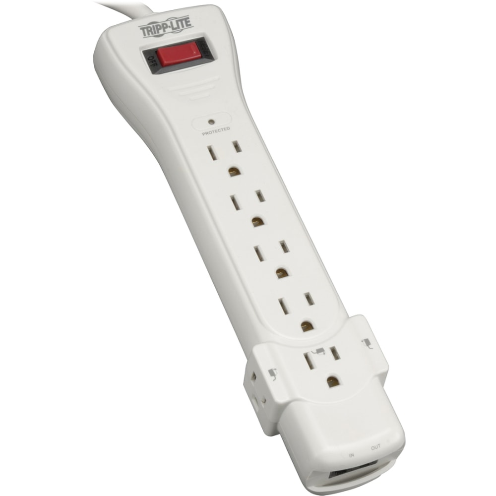 Eaton Tripp Lite Series Surge Protector Power Strip 120V 7 Outlet RJ11 12ft Cord 1080 Joules - Surge protector - SUPER6TEL12 MPN:SUPER6TEL12