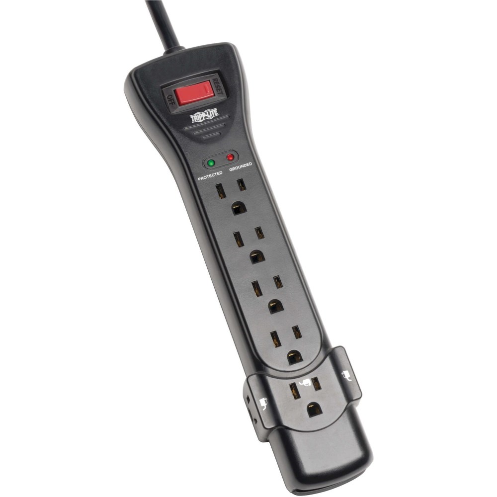 Eaton Tripp Lite Series Surge Protector Power Strip 120V 7 Outlet 7ft Cord 2160 Joules Black - Surge protector - SUPER7B MPN:SUPER7B
