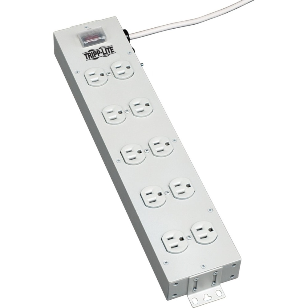 Eaton Tripp Lite Series Power Strip 120V 5-15R 10 Outlet Metal 15ft Cord 5-15P - Power distribution strip - TLM1015NC MPN:TLM1015NC