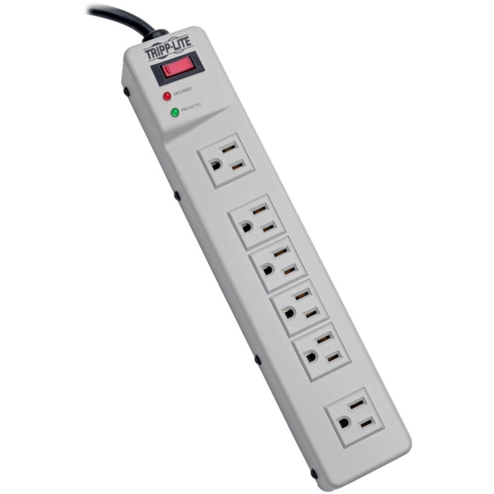 Tripp Lite Protect It! 6-Right Angle Outlet Surge Suppressor MPN:TLM626