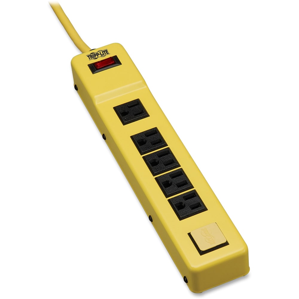 Eaton Tripp Lite Series Safety Power Strip 120V 5-15R 6 Outlet Metal 6ft Cord OSHA - Power strip - 15 A - TLM626NS MPN:TLM626NS