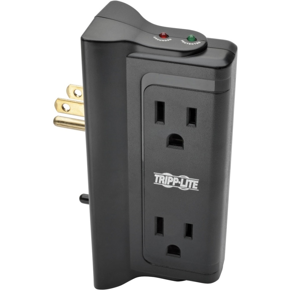 Tripp Lite Protect It! Four-Outlet Direct Plug-In Surge Suppressor MPN:TLP4BK
