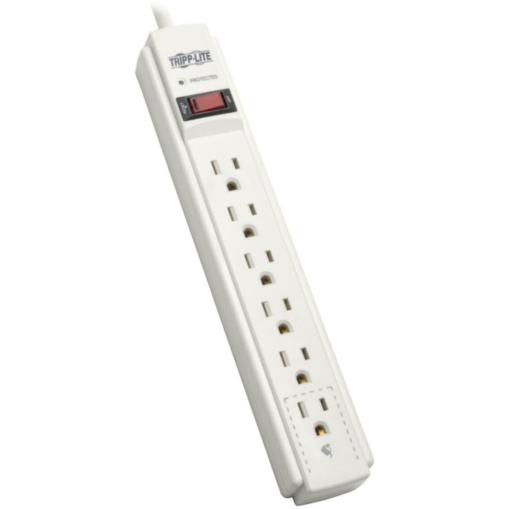 Tripp Lite Surge Protector Power Strip 120V 6 Outlet 6ft Cord 790 Joule TAA GSA MPN:TLP606TAA