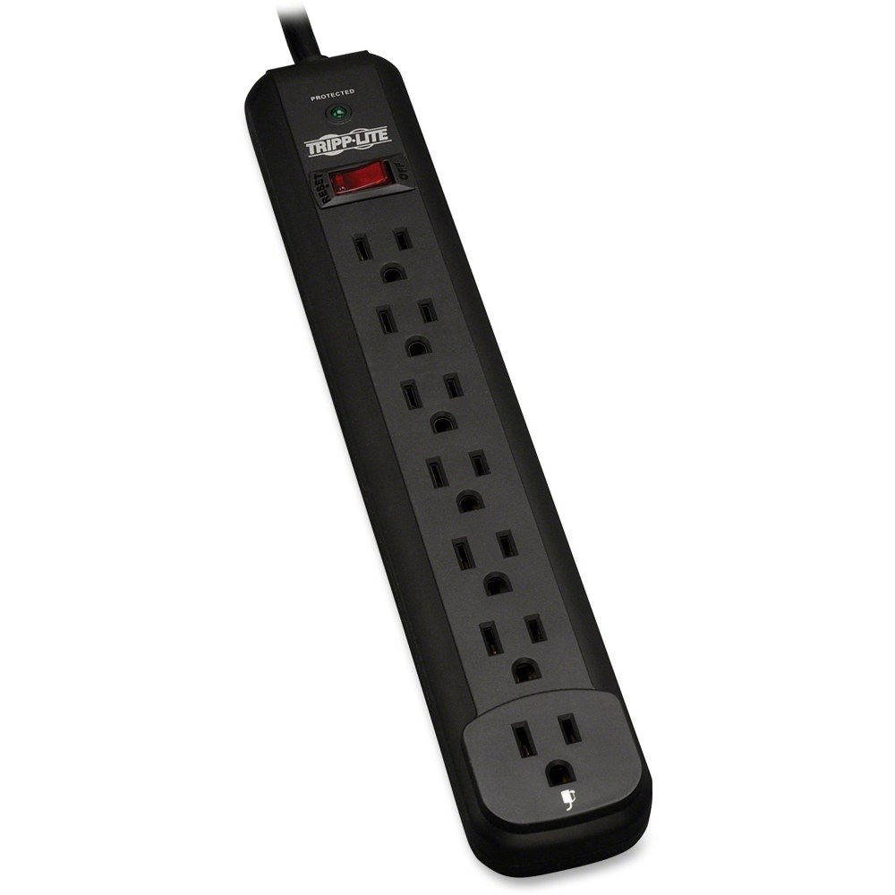 Tripp Lite Protect It! TLP712B 7-Outlet Surge Suppressor, 12ft Cord, Black MPN:TLP712B