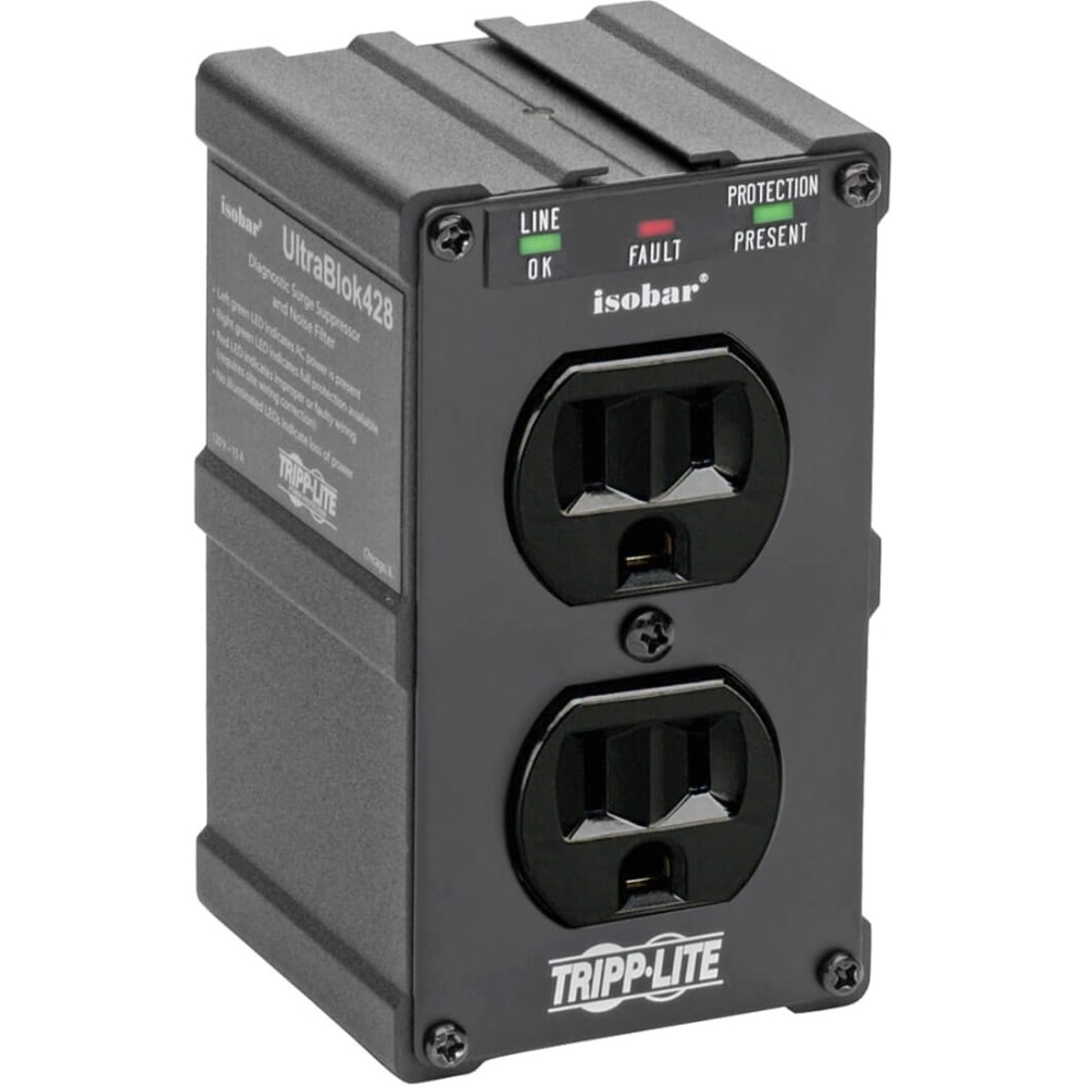 Tripp Lite Isobar 2 Outlet 120V Surge Suppressor MPN:ULTRABLOK