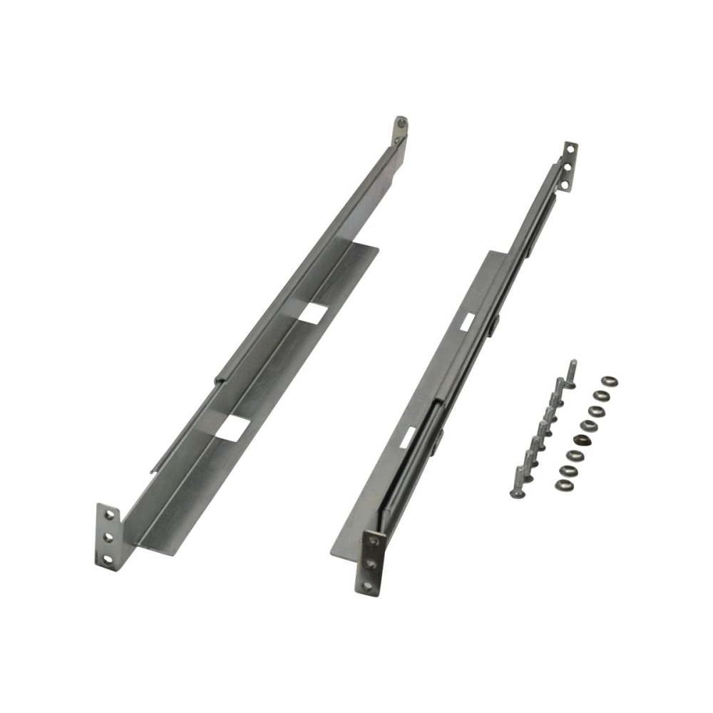 Tripp Lite by Eaton Universal Adjustable Rack Enclosure Server Cabinet Shelf Kit 1U - 150 lb Load Capacity - Silver MPN:4POSTRAILKIT1U