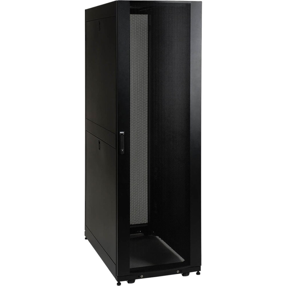 Tripp Lite 42U Rack Enclosure Server Cabinet Shock Pallet w/ Doors & Sides - 19in 42U MPN:SR42UBSP1