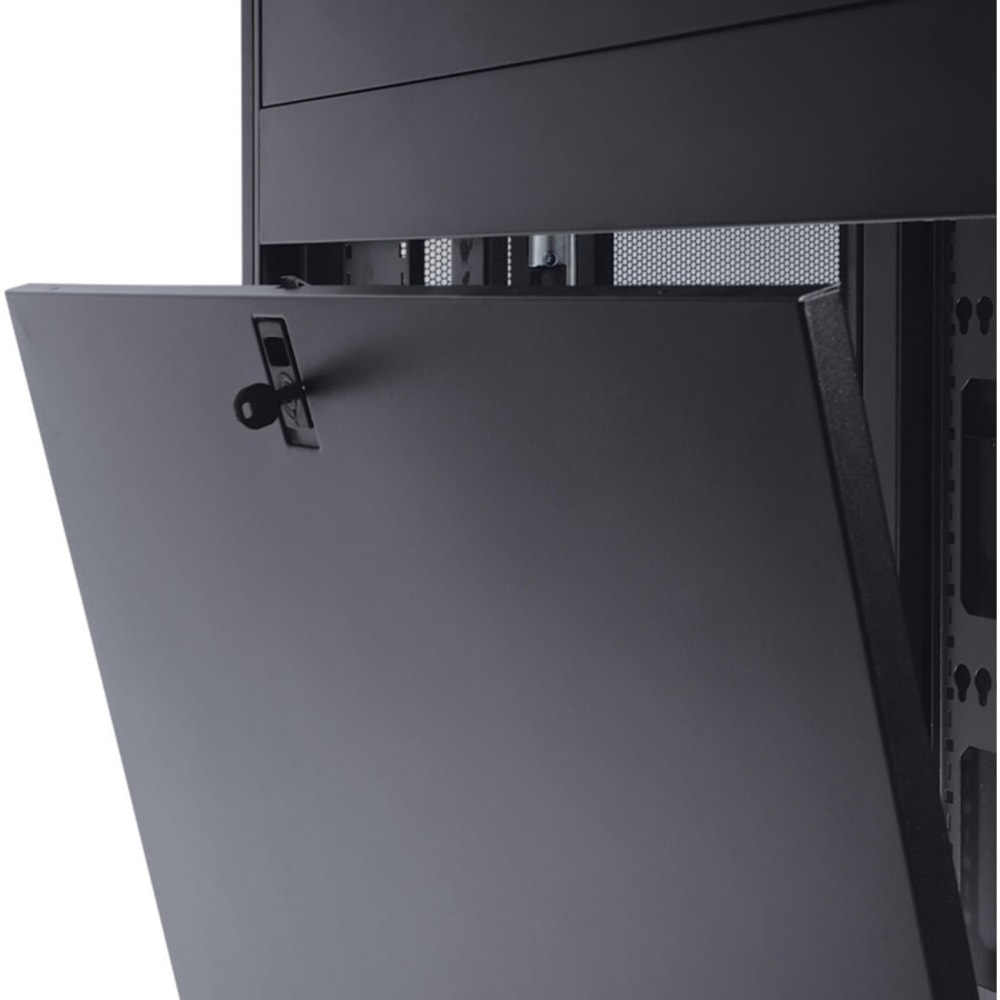 Eaton Tripp Lite Series SmartRack Side Panel with Key-Locking Latches for 48U Server Rack Cabinet, 1 Panel - Black - 1 Pack MPN:SR48SIDE