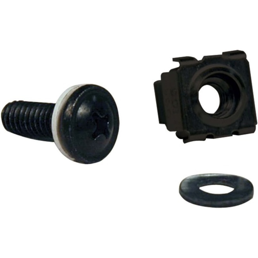 Tripp Lite Rack Enclosure Cabinet Square Hole Hardware Kit Screws, Washers - Rack screws, nuts and washers MPN:SRCAGENUTS
