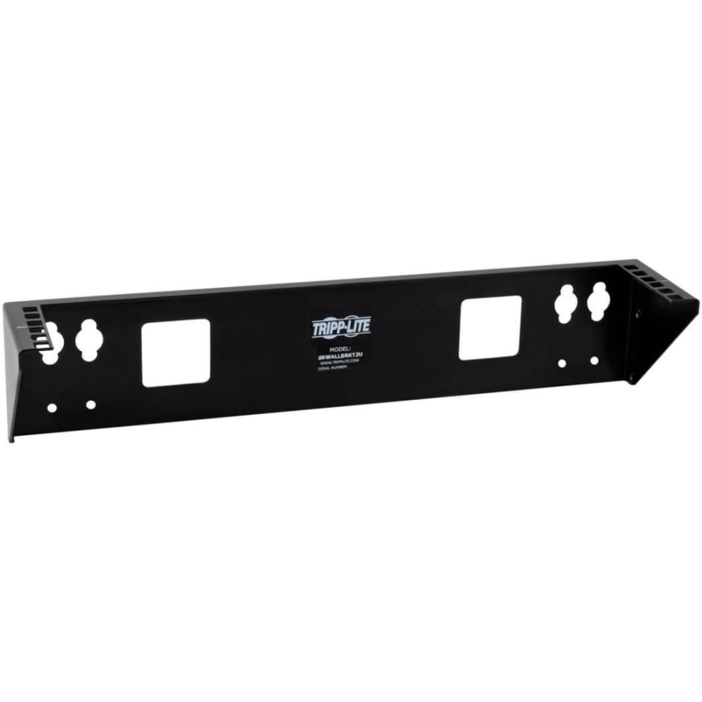 Tripp Lite by Eaton Wallmount Rack 2U Vertical Rack Bracket 175lb Capacity - Load Capacity - Black MPN:SRWALLBRKT2U