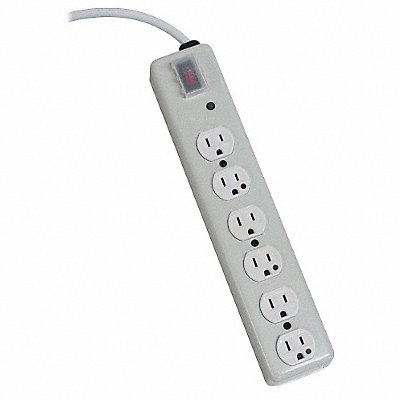 Surge Protector Strip 6 Outlet White MPN:SPS-615-HG