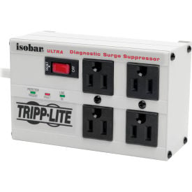 Tripp Lite ISOBAR4ULTRA Isobar Ultra Surge Protector/Suppressor 4 Outlets 6' Cord 3330 Joules w/ LED ISOBAR4ULTRA