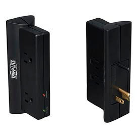 Tripp Lite TLP4BK Protect It Surge Protector/Suppressor 4 Outlets Direct Plug-In 670 J Black TLP4BK