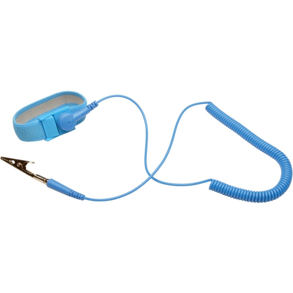 Tripp Lite by Eaton ESD Anti-Static Wrist Strap Band with Grounding Wire - 72in Length MPN:P999-000