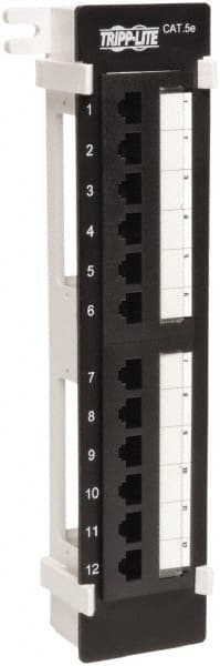 Electrical Enclosure Patch Panel: Steel, Use with Racks MPN:N050-012