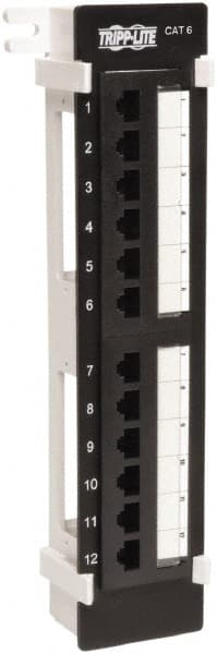 Electrical Enclosure Patch Panel: Steel, Use with Racks MPN:N250-012