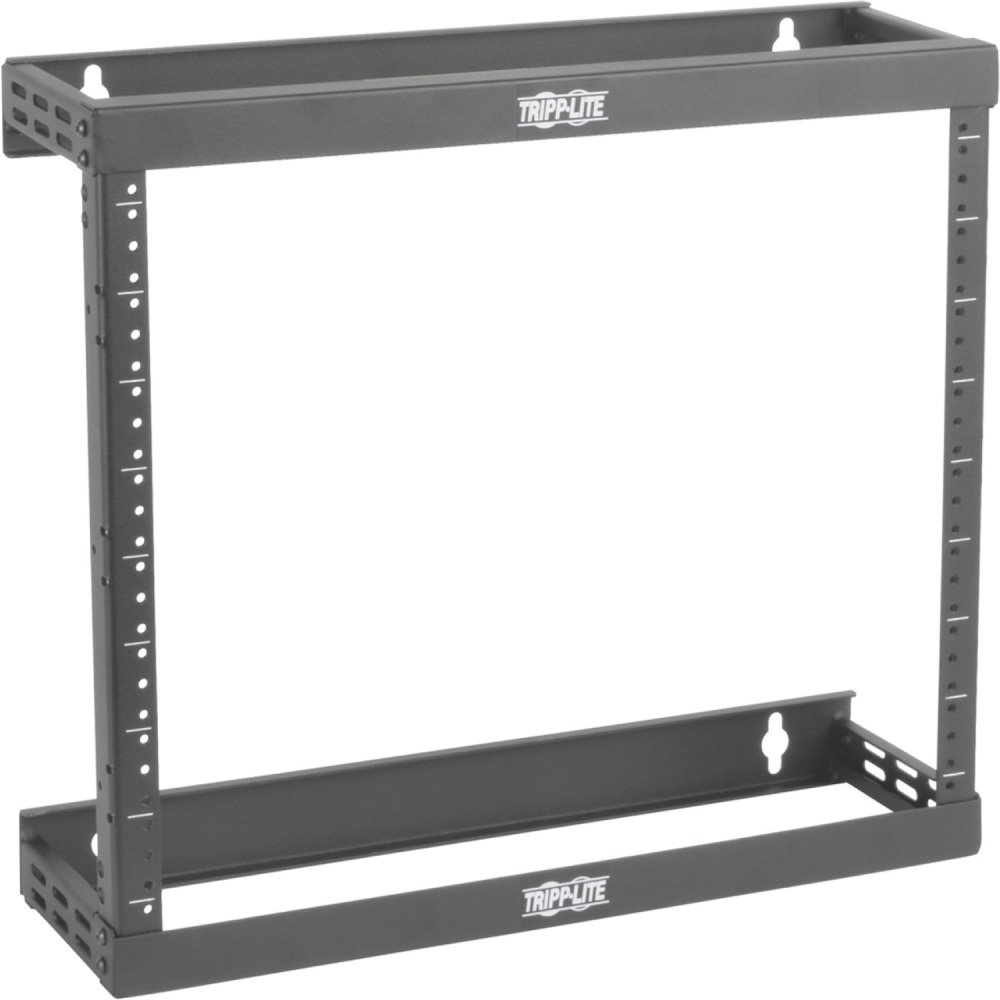 Eaton Tripp Lite Series SmartRack 8U/12U/22U Expandable Ultra Low-Profile Patch-D Wall-Mount 2-Post Open Frame Rack - Black Powder Coat - SRWO8U22SD MPN:SRWO8U22SD