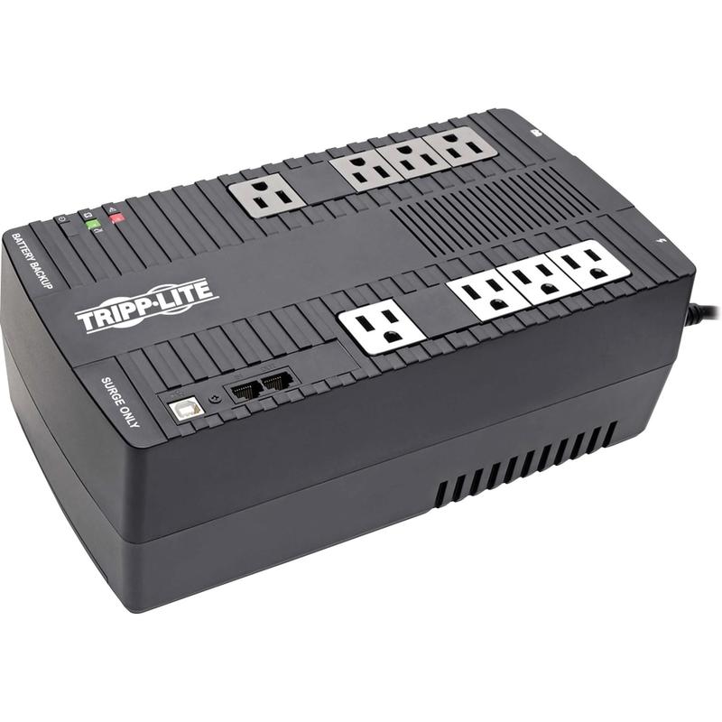 Tripp Lite UPS 550VA 300W Desktop Battery Back Up AVR Compact 120V USB RJ11 MPN:AVR550U