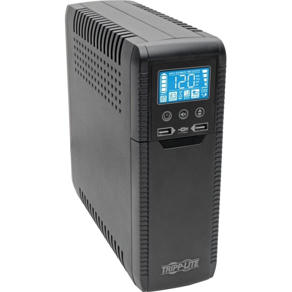 Eaton Tripp Lite Series 1000VA UPS Eco Green Battery Back Up AVR 120V USB Line Interactive - UPS - AC 120 V - ECO1000LCD MPN:ECO1000LCD