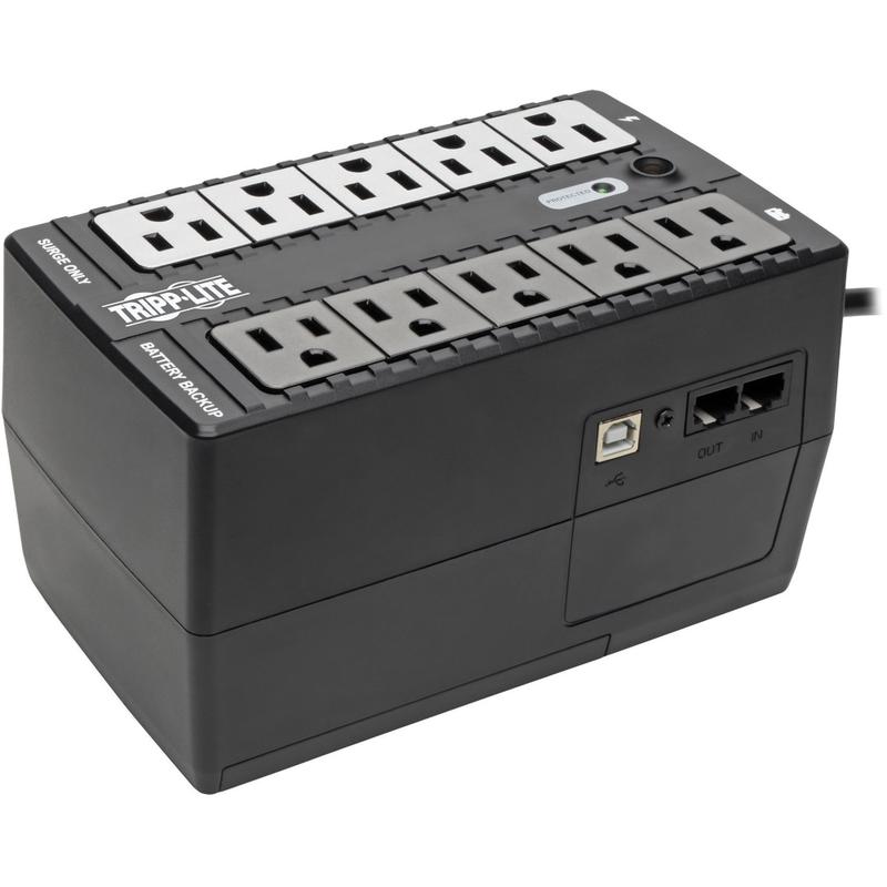 Tripp Lite INTERNET550U 8-Outlet Standby Uninterruptible Power Supply, 550VA/300 Watts MPN:INTERNET550U