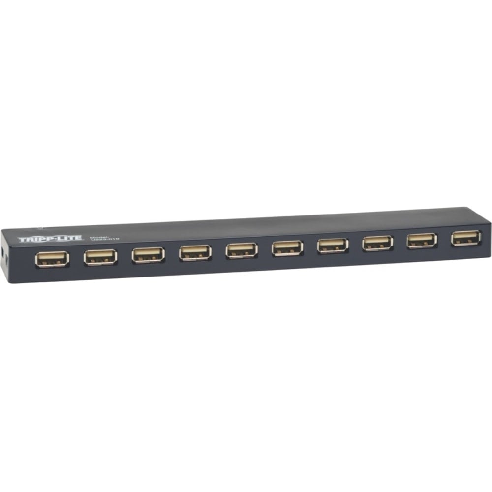 Eaton Tripp Lite Series 10-Port USB 2.0 Hub, Black - USB - External - 10 USB Port(s) - 10 USB 2.0 Port(s) MPN:U223-010