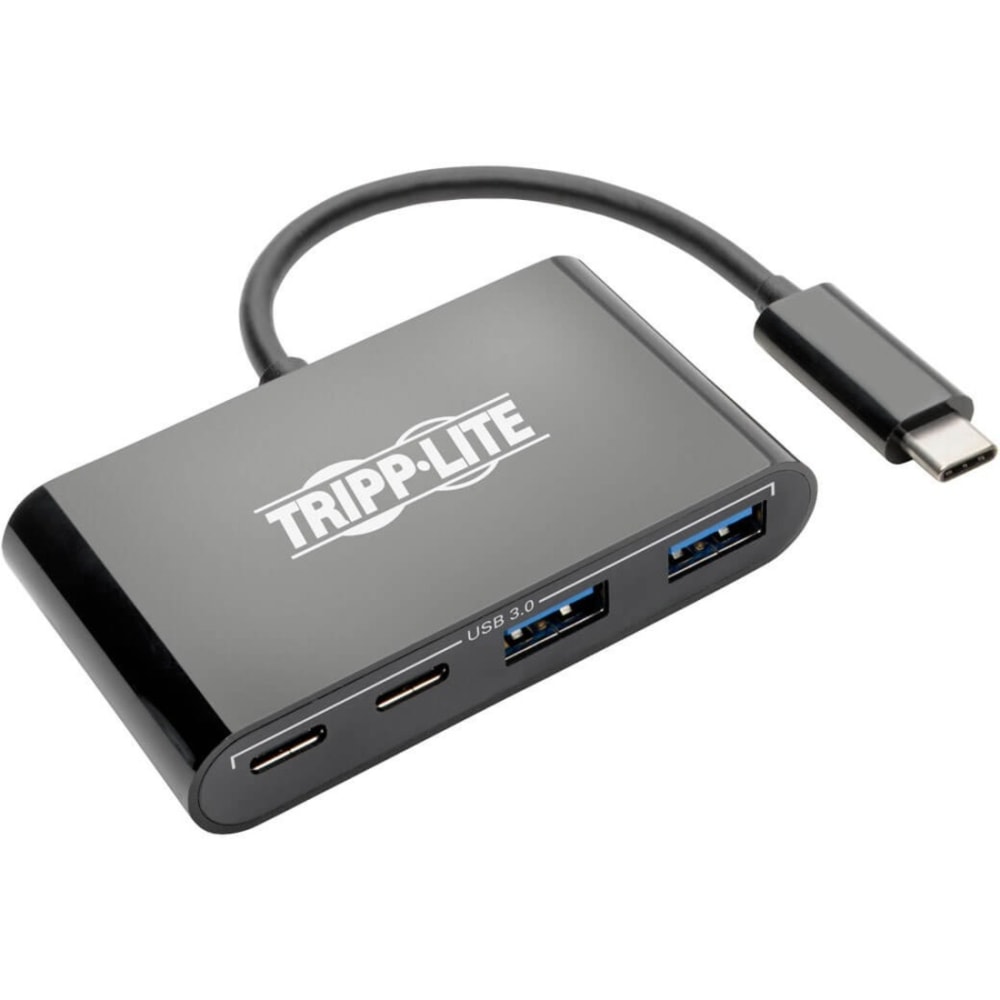 Eaton Tripp Lite series USB 3.1 Gen 1 USB C Portable Hub with 2 USB Type C Ports and 2 USB-A Ports, Thunderbolt 3 Compatible, US - U4600042A2CB MPN:U460-004-2A2CB