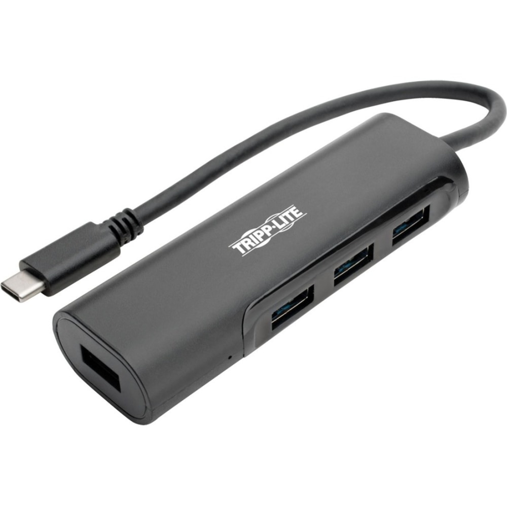 Eaton Tripp Lite Series 4-Port USB-C Hub, USB 3.x (5Gbps), 4x USB-A Ports, Black, U4600044AB MPN:U460-004-4AB