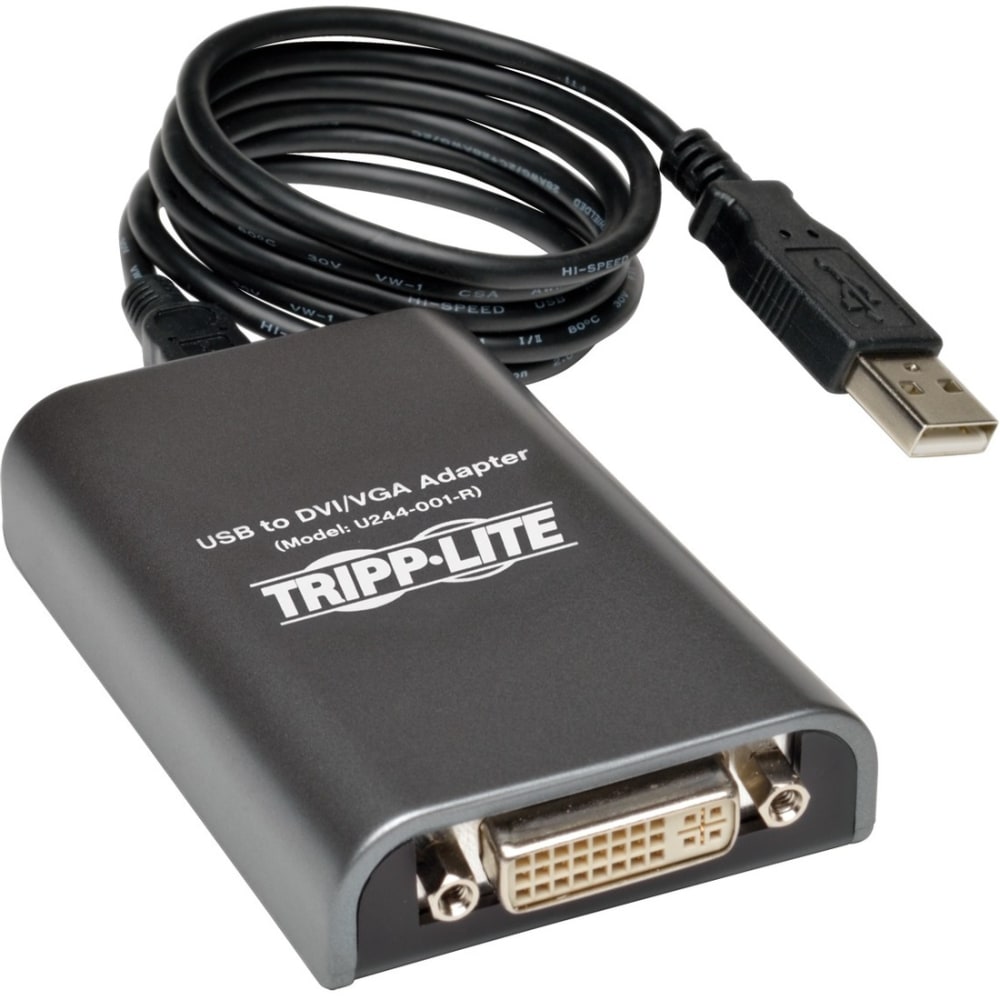 Tripp Lite USB2.0 to DVI and VGA Multiview Device MPN:U244-001-R