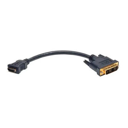 HDMI to DVI Adapter, HDMI, DVI-D, F/M, 8