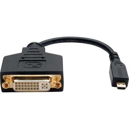 Adapter, Micro HDMI (D), DVI-D, M/F, 6