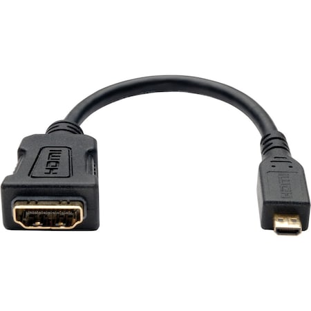 Adapter, Micro HDMI, HDMI, Type D, M/F, 6