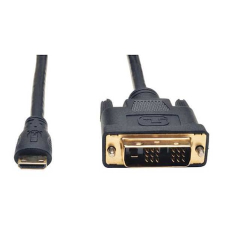 Mini HDMI to DVI Cable, DVI-D M/M, 3ft MPN:P566-003-MINI
