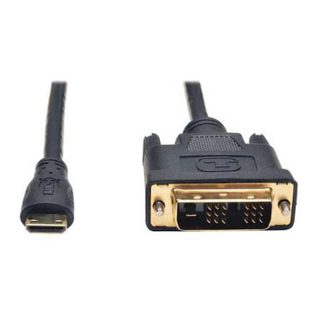 Mini HDMI to DVI Cable, DVI-D M/M, 6ft MPN:P566-006-MINI