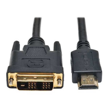 HDMI to DVI Cable, HDMI, DVI-D M/M, 20ft MPN:P566-020