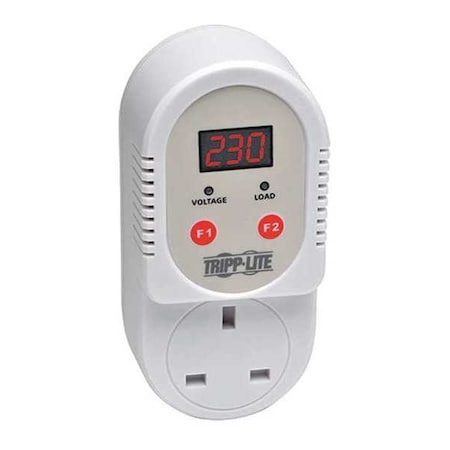 Power Strip, Surge, BS 1363A, BS1363, 0 ft., Light Gray MPN:AVS5D