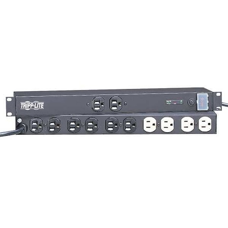 Power Strip, Surge, 5-15R, 5-15P, 15 ft., Black MPN:ISOBAR 12 ULTRA