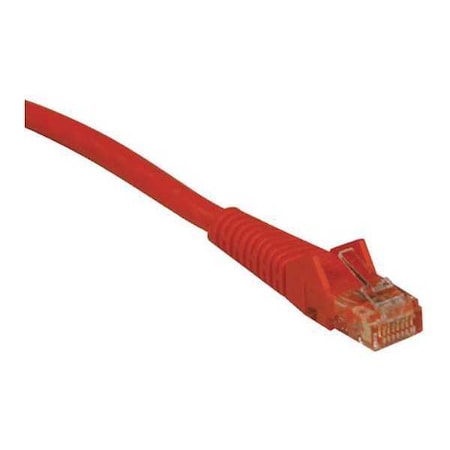 Cat5e Cable, Snagless, Molded, Orange, 7ft MPN:N001-007-OR