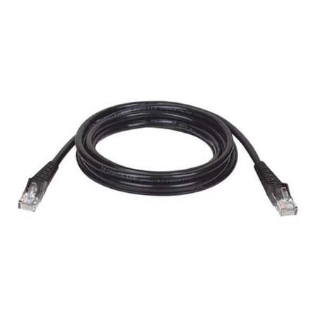 Cat5e Cable, Snagless, Molded, Black, 25ft MPN:N001-025-BK