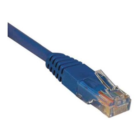 Cat5e Cable, Molded, RJ45 M/M, Blue, 50ft MPN:N002-050-BL