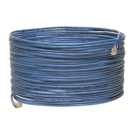 Cat5e Cable, Plenum, Snagless, Blue, 75ft MPN:N003-075-BL-P