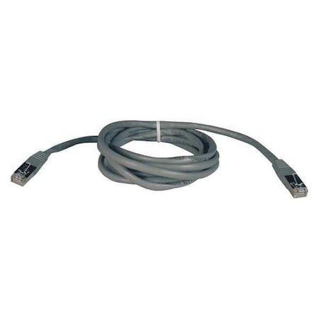 Cat5e Cable, Molded, Shielded, M/M, Gray, 7ft MPN:N105-007-GY