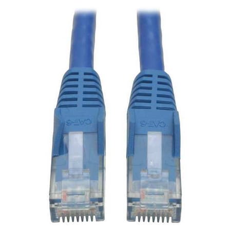 Cat6 Cable, Snagless, Molded, RJ45, Blue, 3ft MPN:N201-003-BL