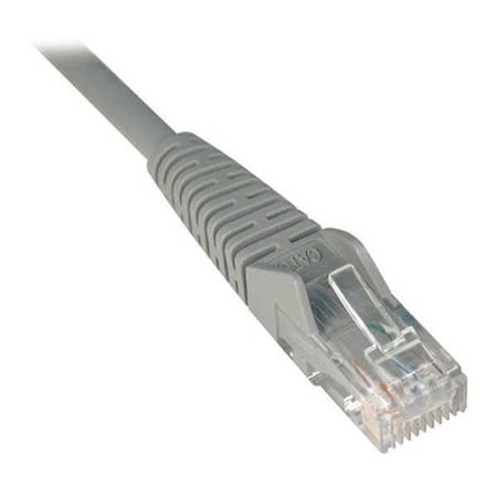 Cat6 Cable, Snagless, Molded, M/M, Gray, 20ft MPN:N201-020-GY