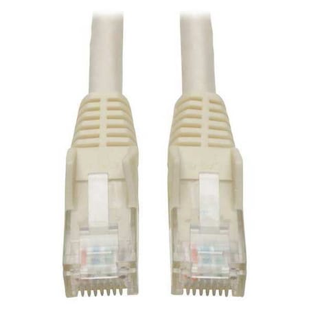 Cat6 Cable, Snagless, Molded, White, 20ft MPN:N201-020-WH