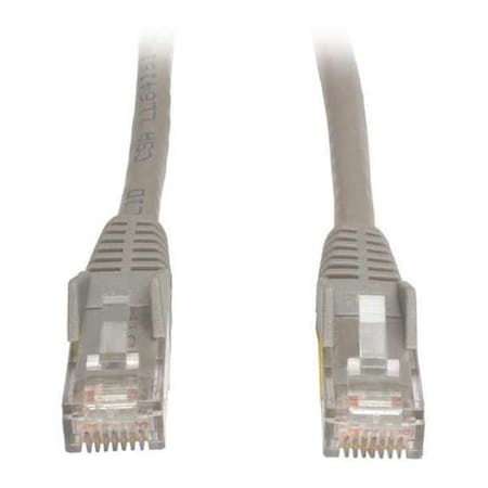 Cat6 Cable, Plenum, Snagless, Gray, 100ft MPN:N201-100-GY-P
