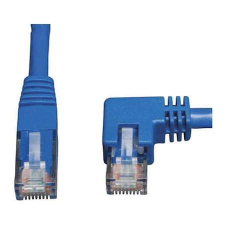 Cat6 Cable, Right Angle, RJ45, Blue, 10ft MPN:N204-010-BL-RA